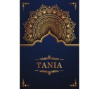 Tania: Personalized notebook with name Tania | Birthday gift for women, girl, daughter, sister, mom ... | Design: mandala | 110 lined pages journal, small size 6x9 inches