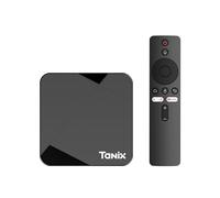 Tanix TX5 Android 14.0 TV Box Quad-Core RAM 2GB ROM 16GB Dual Band WiFi6 BT5.0 4K 6k AV1 Ultra HD Control de voz Dual Launchers Player