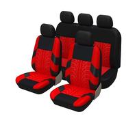 TANJAU Fundas para Asientos de Coche para Renault Clio (2004-2006), Delanteros Traseros Protector Asiento Cómodo Cojines Transpirable Interior Accesorios,G/Red