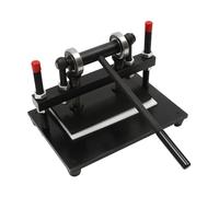 TanjcXliu Máquina de troquelado de cuero y repujado, máquina de corte de cuero, troqueladora manual, máquina de corte de cuero y tela, capacidad de carga 2T, superficie de corte de 10 x 6,3 pulgadas