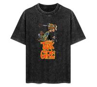 Tank Girl Charlie Men T-Shirt Black Unisex Tops Casual tee S