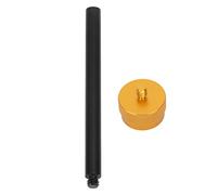 Tank Lamp Holder Aluminum Alloy 1/4 Thread Expandable Rod, Universal Tank Light Adapter for All Flat Gas Tanks, Adjustable Height Lamp Mount for Camping Outdoor Use (Oro negro)