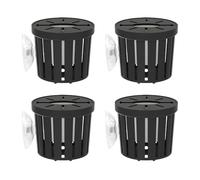 Tank Plant Holder, Aquatic Decor Clip, Aquarium Vine Support with Strong Suction Base, Underwater Plant Positioning Tool with Anti System, Fish Tank Accessories, Natural Green for Shop Use