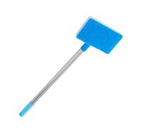 Tank Scrubber, Foldable Brush Tool, Extendable Sponge Cleaners, Pivot Joint Head Design, Top Performance Habitat Category, Glass Decoration, Cobalt Blue Tone for Fish and Reptiles