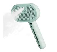 Tank Steamy Cat Brush, Cat Brush, USB Rechargeable, Release Button, Dog Shedding Comb, Long Ergonomic Handle Hair Remover, Pet Supplies, 4.53x2.76x7.87 inches