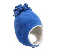 Tank Top - Gorro cálido y guante Color Dos Sombreros Sólidos Gorro Lana Hombres, azul, M