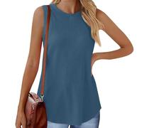 Tank Top, Marron Fitness Negra Deporte Mujer Camiseta Sin Mangas Blanca Plateado Talla Grande Fiesta Blusa Naranja Tank Larga Tecnica Camisas Top Sin Tirantes Mujer, L