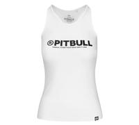 Tank Top Slim Fit Para Dama Pitbull 190 Serie En Blanco