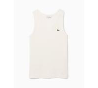 Tank Top Slim Lacoste para hombre Blanco L