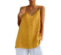 Tank Top with Built in Bra, Deporte Honor Bralette Mujer Encaje Camisas Nadadora Deportivas Camiseta Sin Mangas Crop Tallas Grandes Lino Built Marron Gym Basicas Deportes Blusa Tirantes Mujer, XXL