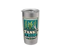 Tank Trim Routine Acuario Plantas Vaso térmico de acero inoxidable de doble pared