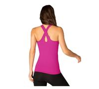 Tank Women's Blouse Top Chaleco de Yoga for Mujer, Camiseta Gimnasio, Camisetas Deportivas Secado rápido, Top con Espalda Cruzada, Fitness for, Deportivo sin Mangas(B,S)