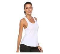 Tank Women's Blouse Top Chaleco Tops Mujer Verano Suelto Cuello Abierto Ropa Deportiva Entrenamiento Fitness Chaleco Camiseta sin Mangas de Calle for(B,S)