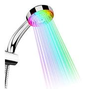 TankerStreet - Cabezal de ducha LED, brillante, 7 colores, cambio automático, cabezal de ducha, grifo de detección, seguro, bonito y práctico, boquilla de baño, decoración 26,3 x 9,2 x 6,5 cm