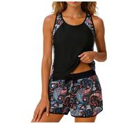 Tankini Mujer Tallas Grandes Bikini Talla Grande Mujer Bañador Push Up Tankinis De Ropa De Baño Bañador Talla Grande Bikinis Mujers Braga Alta para Vacaciones Playa Verano