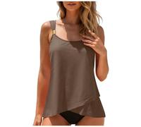 Tankini Mujer Tallas Grandes Bikini Talla Grande Mujer Bañador Push Up Tankinis De Ropa De Baño Bañador Talla Grande Bikinis Mujers Braga Alta para Vacaciones Playa Verano
