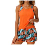 Tankini Mujer Tallas Grandes Bikini Talla Grande Mujer Bañador Push Up Tankinis De Ropa De Baño Bañador Talla Grande Bikinis Mujers Braga Alta para Vacaciones Playa Verano