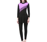 Tankini Mujeres Tallas Grandes Musulmanes Swimwear Islámico Semi Largo Modesto Traje de Baño para Conjunto Burkini 3 Piezas para Musulmanas Comodidad
