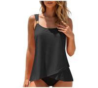 Tankinis Traje De Baño Mujer Dos Piezas Tankinis Tallas Grandes Mujer Reductor Barriga 2 Piezas Traje De Baño Bañadors Bikini Mujers Braga Alta Bikini Talla Grande Mujers para Playa Y Verano