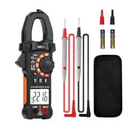 TANKOOL Pinza Amperimétrica 6000 Cuentas,NCV Multímetro Digital,Voltímetro, Tester para Corriente CA, Voltaje CA/CC, Resistencia, Frecuencia, Capacitancia, Continuidad, Diodos de Prueba