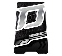 Tankpad Adhesivo protector de depósito 3D compatible con KTM Duke 990 negro X509702VA