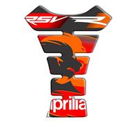 Tankpad - Pegatina protectora de depósito, resinada, efecto 3D, compatible con Aprilia RSV-R