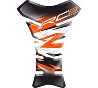 Tankpad - Protector adhesivo para depósito de depósito, resina resinada, efecto 3D, compatible con KTM RC8 v2