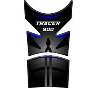 Tankpad Protector de depósito adhesivo resinado efecto 3D compatible con Yamaha Tracer 900 (azul)