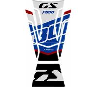 Tankpad Tank Pad Protector Deposito Tanque Moto - Pegatina Deposito Moto 3D Compatible con BMW F800GS F800 GS, Azul y Rojo - 25x13cm