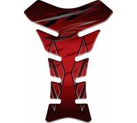 Tankpad Tank Pad Protector Deposito Tanque Moto - Pegatina Deposito Moto 3D Compatible con Moto Yamaha Fz6 Fz6n Fz6s Fazer (Rojo) 20x14cm