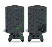 TANMii Cubierta Protectora Calcomanía Vinilo Consola para Xbox Series X Skins Wrap Sticker con Dos Calcomanías Controlador Inalámbrico Gratis(01345) Pieles Protectores Placas Frontales