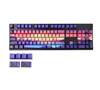 Tanmo Juego de llaves de paisaje con subbed PBT Custom OEM Profile Key Set para teclado mecánico GK61 / TKL87 / 110 128 teclas