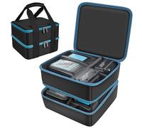 Tanmqin Maletín portátil compatible con Makita, batería de 40 V, 36 V, 18 V, 10,8 V, 14,4 V, 12 V, 7,2 V, organizador de batería para cargadores Makita (solo bolsa)