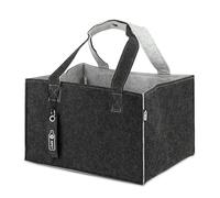 TANNDESIGN,Cesta de la compra y cesta de leña de botellas de plástico recicladas (bolsa de fieltro),Cesta de la compra para compras y uso diario,Bolsa de transporte 31L (grande)