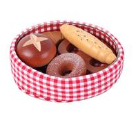 tanner DER KLEINE KAUFMANN Tanner Deco - Cesta de algodón para repostería con Accesorios de Madera para repostería, diseño de Calidad alimentaria, 0616.2, tamaño Infantil