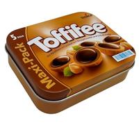 tanner DER KLEINE KAUFMANN Toffifee - Juego de 5 Accesorios de Madera en Caja de Metal para Tienda de Comerciantes, diseño de Grado alimenticio, 0961.3, Multicolor