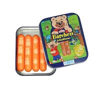 TANNER pequeño comerciante Decorativo - Reinert Beärchen SchlaWiener Caja metálica de Oso (Dimensiones 9,5 x 8 x 2,6 cm, Material Metal + Madera con Certificado FSC) 0620.9, Color Azul