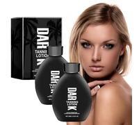 Tanning Bed Lotion, Tanning Accelerator, Intense Tanning Formula, Loción bronceadora para interiores para color bronce dorado, CC Cream Matte Airbrush Effect, Natural Sunscreen Repair - 100 ml (2