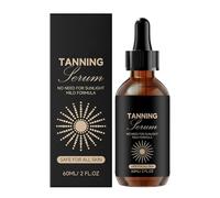 Tanning Face Drops - Premium 60ml Liquid, Streak Free Natural Dark Bronzers, Deep Hydrating Summer Skin Tanners, Gradual Tone Building Color Solutions - For Adult Women Men Vacation Parties