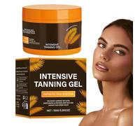 Tanning Gel, Brown Tan Accelerator for Outdoor Sun Exposure, Moisturizing Bronze Body Formula with Water Resistant Protection, Lightweight 150ml Lotion for Daily Face and Adult Skin Care