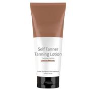 Tanning Lotion Tanner, Natural Hydrating Gradual Tan Cream for Body and Face, Self-Tanning Butter for Bronzed Glow, Smooth Application for Sun-Kissed Look Without Streaks Odor 6.2x5x17.9cm