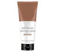 Tanning Lotion Tanner, Natural Hydrating Gradual Tan Cream for Body and Face, Self-Tanning Butter for Bronzed Glow, Smooth Application for Sun-Kissed Look Without Streaks Odor 6.2x5x17.9cm
