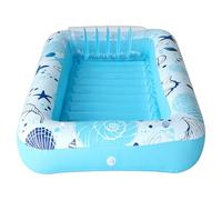 Tanning Lounger, Sunbathing Floating Bed, Cooling Water Basin Chair, Integrated Beverage Storage Station, Luxury Poolside Relaxation Gear, Summer Vacation Essentials, Clear Blue Size