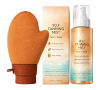 Tanning Spray Outdoor 100 ml Face Sunless Bronze Mist, Hydrating Tanning | Portable Nourishing Self Tanner Liquid, Vacation Travel Home Party Glowing Skin Mist, Spa Camping Summer Beach Body Bronzer
