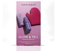Tanologist Glow & Tell Bronze Set Medium/Dark Self Tan Lotion 100ml + Mousse 100ml with Reusable Mitt, Streak-Free Natural Finish, Skincare Formula No Orange Tone