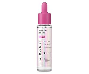 Tanologist Gotas Autobronceadoras, Ligeras Agregue, Gotas Autobronceadoras al Cuidado de la Piel, Para Pieles Sensibles, Aprobado por Dermatólogos, 30 ml