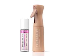 Tanologist Light Agua Autobronceadora (200 ml) Agua Autobronceadora Hidratante Dermatológicamente aprobado, ingredientes limpios y veganos + Tanologist 360 Pulverizador de bronceado