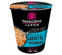 TANOSHI - Copa fideos sabor Yosenabe camarones - Fideos japoneses con efecto inmediato - 1 persona - 65 g