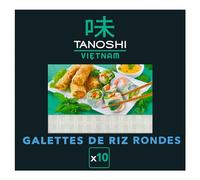 TANOSHI Vietnam - 10 pasteles de arroz - Rollo Primavera - Nems y Raviolis - 100 g