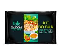 Tanoshi Vietnam - Kit Bò Bún Tanoshi - Saborea la Frescura y el Perfume de una Ensalada Tieta de Fideos de Arroz, Brotes de Soja con Cacahuetes - Listo en 10 minutos